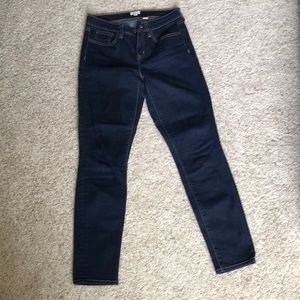 J Crew dark blue stretch ankle jeans size 25